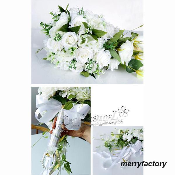 *u Eddie ng bouquet bouquet flower decoration bootonia wrist. flower wedding rose artificial flower wedding for arrangement bride ... handmade kit wedding bouquet 