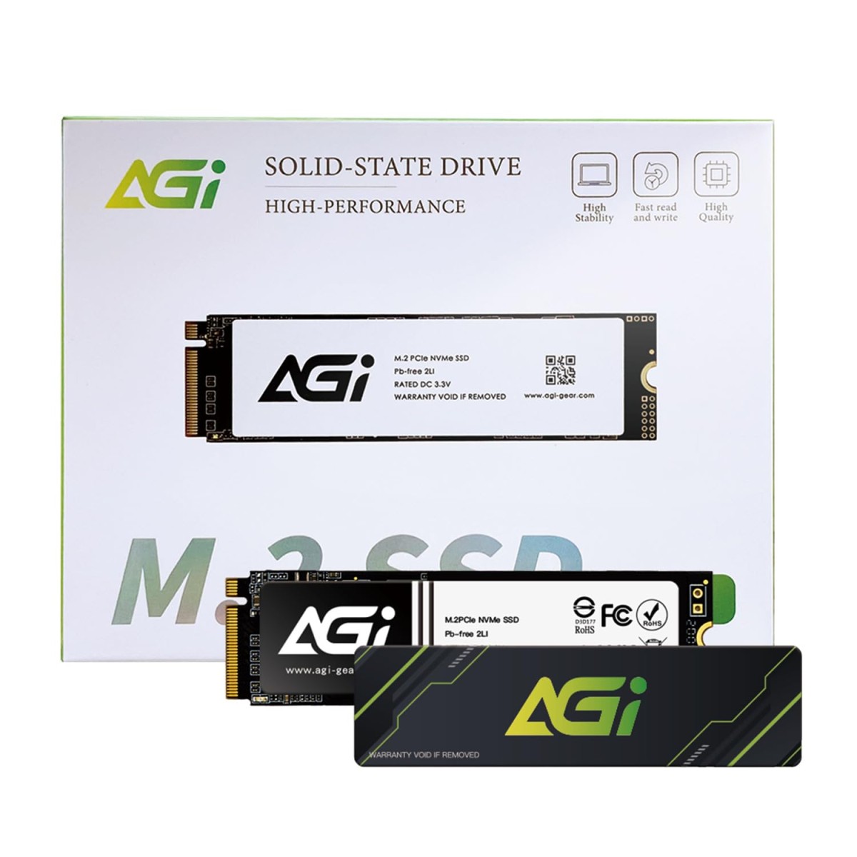 エージーアイ AGI1T0G43AI818 ［AI818 M.2 Type2280 NVMe 1TB］ 内蔵型