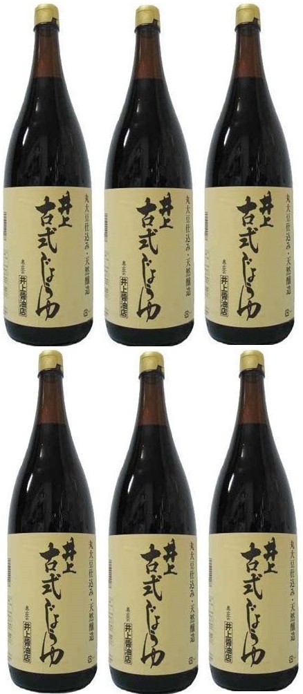 井上醤油店 古式じょうゆ 瓶 1.8L × 6本の商品画像