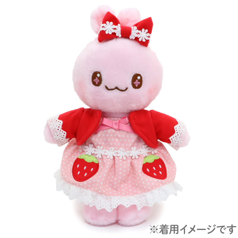  put on . change . Western-style clothes S size for strawberry One-piece .... doll small mascot soft toy clothes . doll Western-style clothes .... put on . change .... doll playing mail service possible 