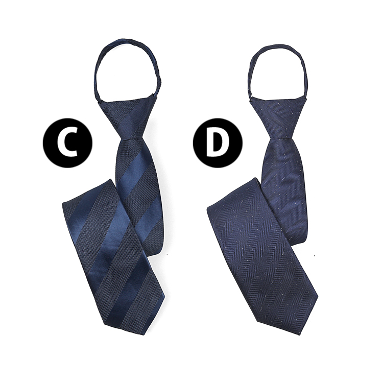 галстук одним движением одноцветный одним движением галстук Quick галстук простой оборудован темно-синий проверка полоса простой .. нет модный стиль мужской галстук 