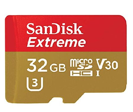 SanDisk Extreme SDSQXVF-032G-GN6MA （32GB） MicroSDメモリーカード
