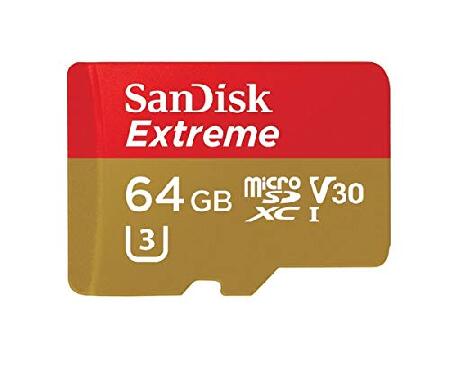 SanDisk Extreme SDSQXVF-064G-GN6MA （64GB） MicroSDメモリーカードの商品画像