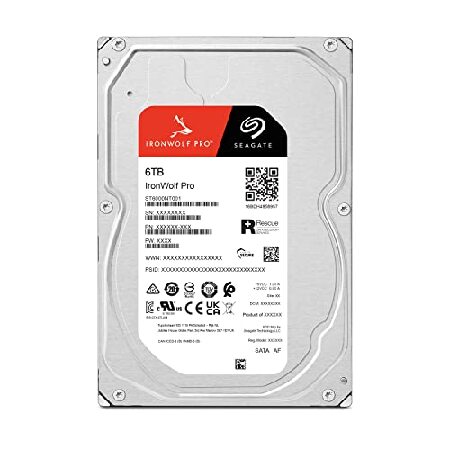 Seagate ST20000NT001 IronWolf Pro 3.5インチ内蔵HDD （20TB 7200rpm