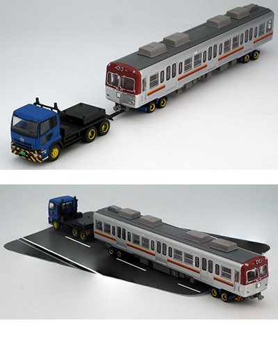 トミーテック ザ・トレーラーコレクション 鉄道車両陸送ーセットB N