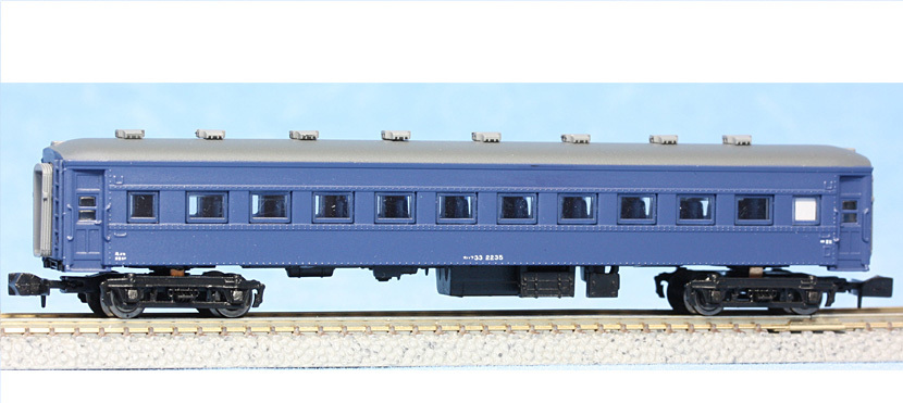 天賞堂 Premium Z オハ35系客車 オハフ33 2235 （高タカ） 青 83020 Zゲージの商品画像