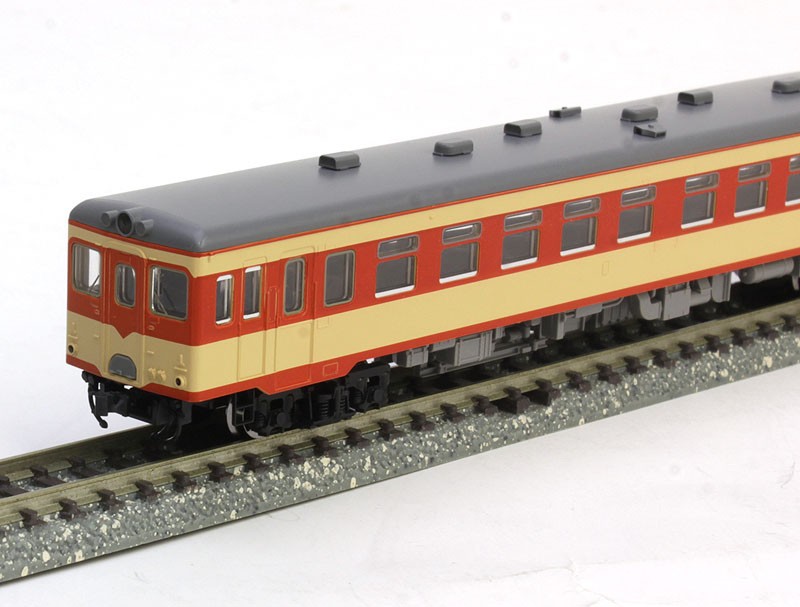 鉄道用具 国鉄 キハ26形ディーゼルカー（初期急行色・バス窓）セット