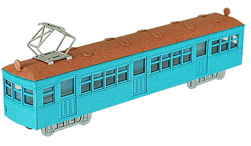 さんけい みにちゅあーとキット なつかしの電車シリーズ（1/150）7号車 MP02-07の商品画像