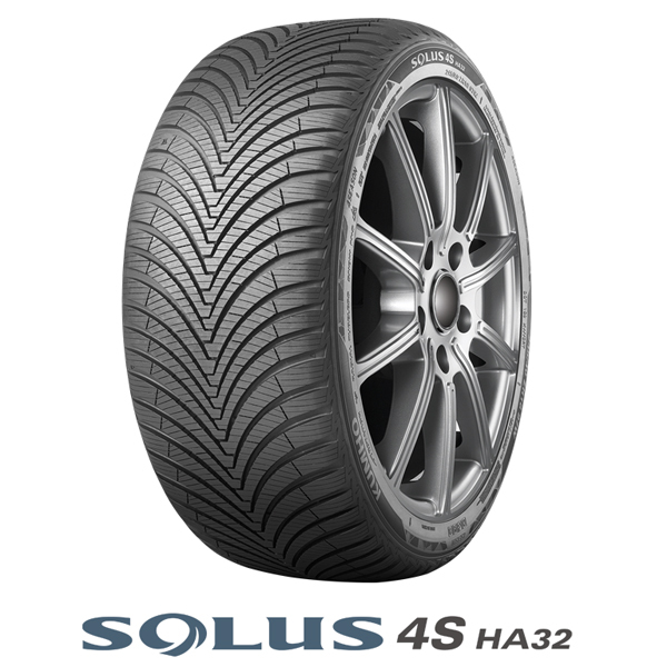 KUMHO SOLUS 4S HA32 SUV 225/65R17 106V XL タイヤ×1本 ソルウス オールシーズンタイヤの商品画像