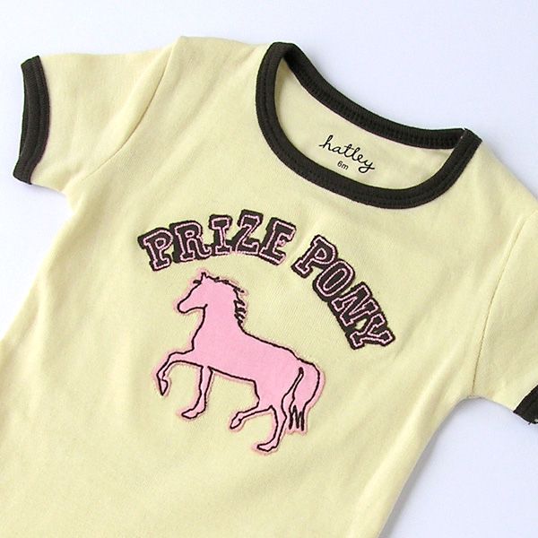  короткий рукав пижама лошадь baby / шляпа Ray 