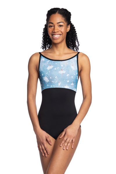  балет Leotard взрослый in z Lee одежда топ SABRINA... десятая часть кукла чёрный белый 