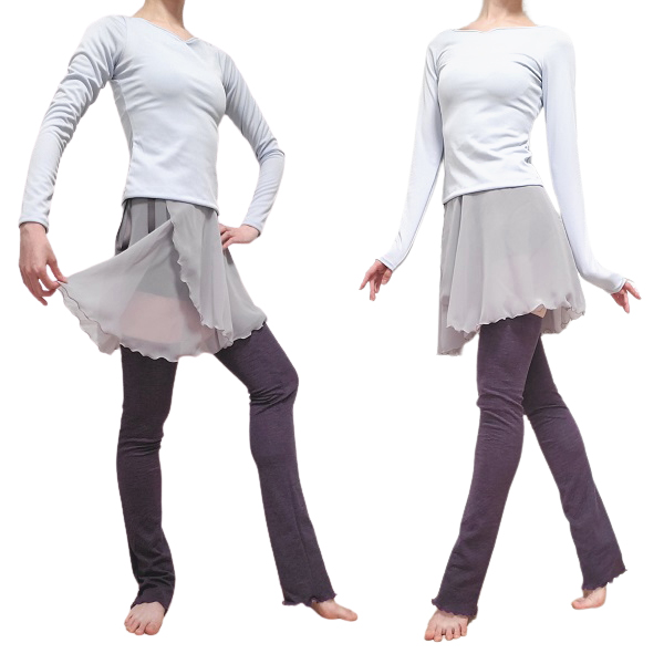  leg warmers ballet long height made in Japan legs length 
