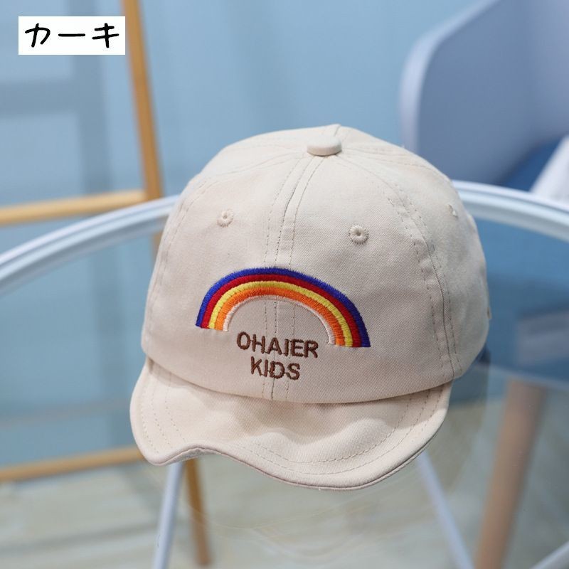 市場 ベビー レインボーストライプ おしゃれ 虹 キッズ インポート フラッパー オーガニックコットン ブランド Piccalilly 綿 帽子