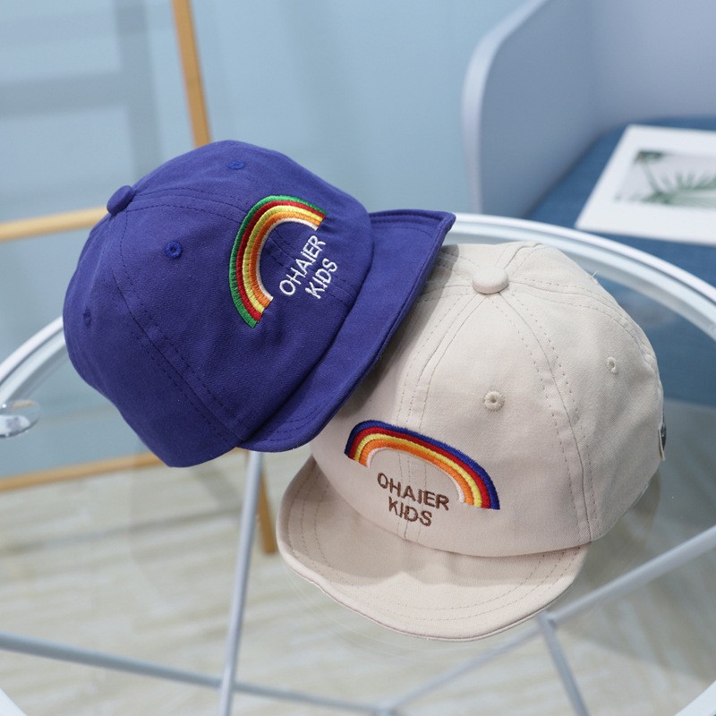 市場 ベビー レインボーストライプ おしゃれ 虹 キッズ インポート フラッパー オーガニックコットン ブランド Piccalilly 綿 帽子