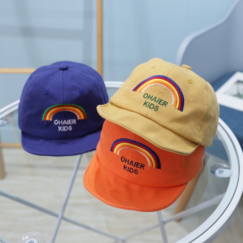 市場 ベビー レインボーストライプ おしゃれ 虹 キッズ インポート フラッパー オーガニックコットン ブランド Piccalilly 綿 帽子