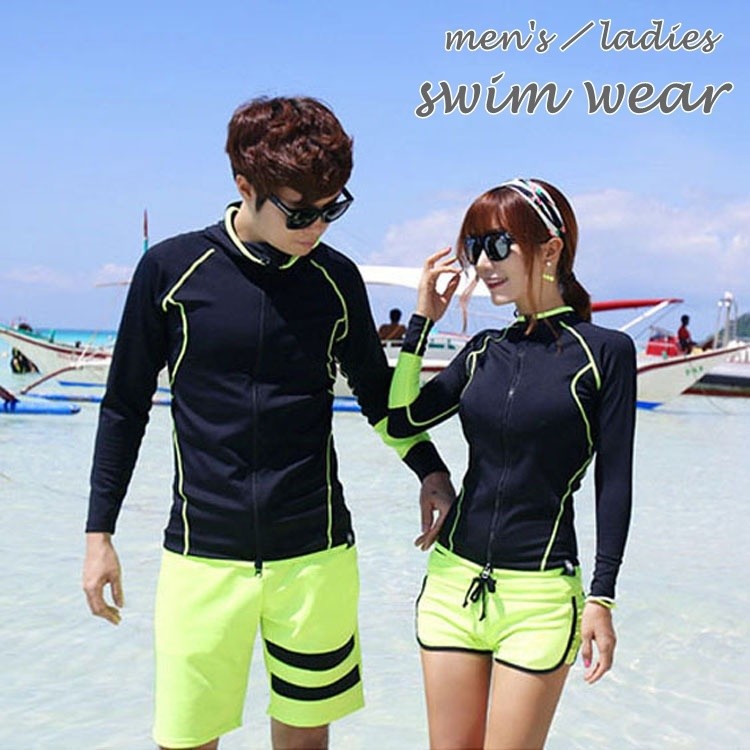 激安価格の フィットネス水着 メンズ 上下セット 大きいサイズ セパレート 露出控えめ スポーツウェア 長袖 ラッシュガード ハーフパンツ Fabricatudineroya Com