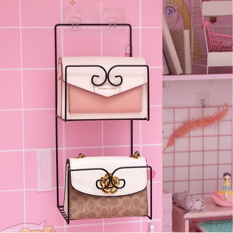 ウォールシェルフ ラック 壁面収納 バッグ収納 壁掛け 飾り棚 インテリア 見せる おしゃれ かばん 壁付け ホワイト ブラック Zak おとりよせ Com 通販 Yahoo ショッピング