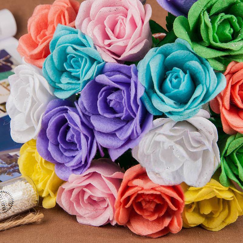 送料無料 手作りキット インテリア ハンドメイド プレゼント 花 フエルト 手芸セット フェルト