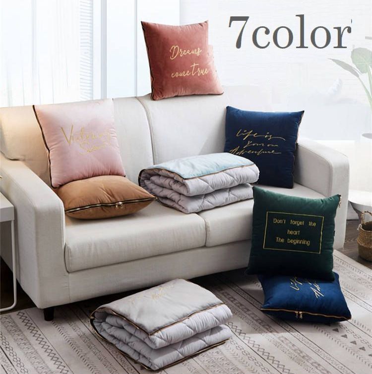 国内配送 オススメ 524 ひざ掛け ブランケット クッション クッションにもなるブランケット ブランケット Labelians Fr