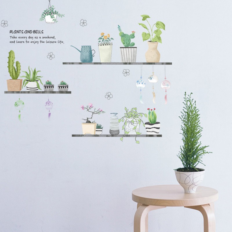 ウォールステッカー 壁紙シール 壁飾り 観葉植物 イラスト おしゃれ リビング ルームデザイン 部屋 階段 Zak おとりよせ Com 通販 Yahoo ショッピング