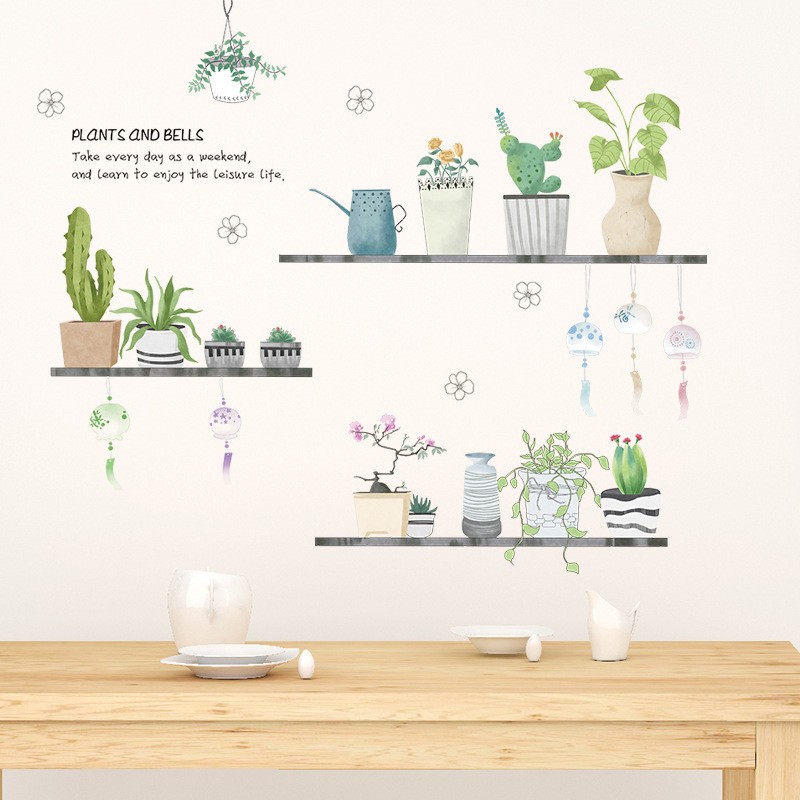 ウォールステッカー 壁紙シール 壁飾り 観葉植物 イラスト おしゃれ リビング ルームデザイン 部屋 階段 Zak おとりよせ Com 通販 Yahoo ショッピング