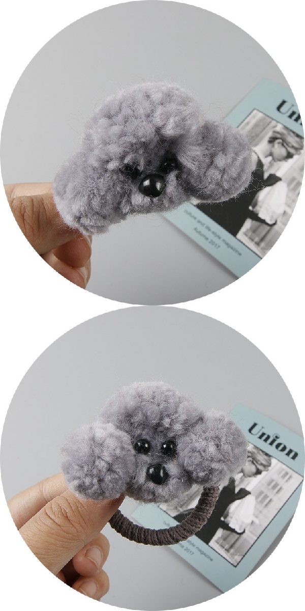 ヘアアクセサリー ヘアゴム クリップ アクセサリー ヘアアレンジ トイプードル 犬 ぽんぽん ヘアポニー 女の子 可愛い Zak おとりよせ Com 通販 Yahoo ショッピング