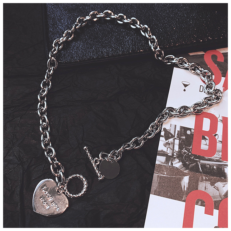 ネックレス アクセサリー レディース ハートチャーム ハート チェーンネックレス 太めチェーン きれい おしゃれ 可愛い 女性 パーティー おでかけ Zak おとりよせ Com 通販 Yahoo ショッピング