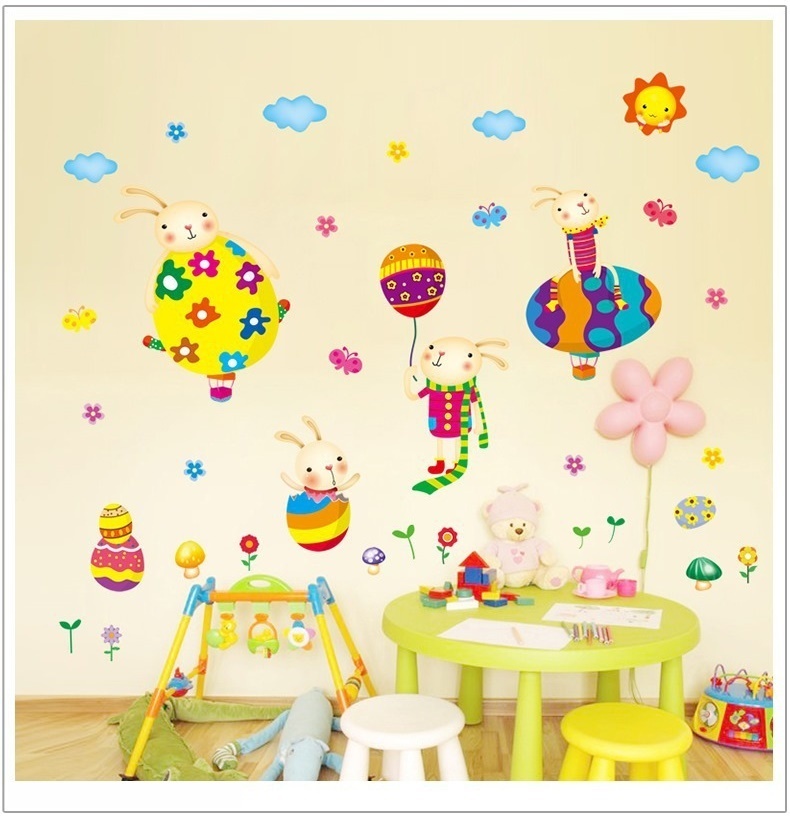 大人気 ツリー ウサギ ビューティフル フルサイズ 保育室 ホワイト Dd007 ステッカー デカール 壁 オブジェ 置き物 Pathwaysfl Org