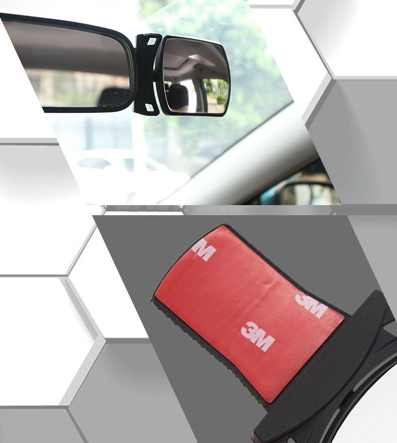 サイドサブミラー ルームミラー サブミラー 車用ミラー 在庫一掃 サポートミラー 補助ミラー 角度調整可能 カー用品 車用品 カーアクセサリー 接着テープ付き