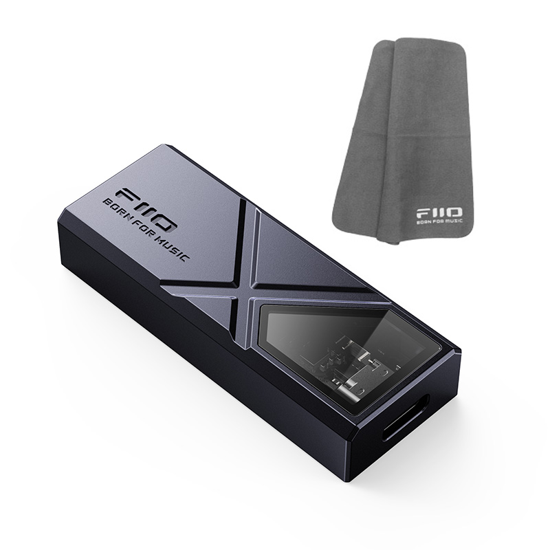 { с логотипом Cross подарок }FIIO USB DAC встроенный наушники усилитель KA13 черный (FIO-KA13-B)