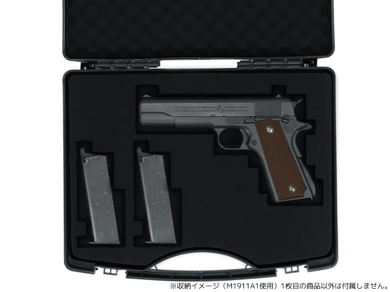 H8026B5L MILITARY-BASE light weight hard gun case 5.4L 33.3cm×22.2cm×7.5cm