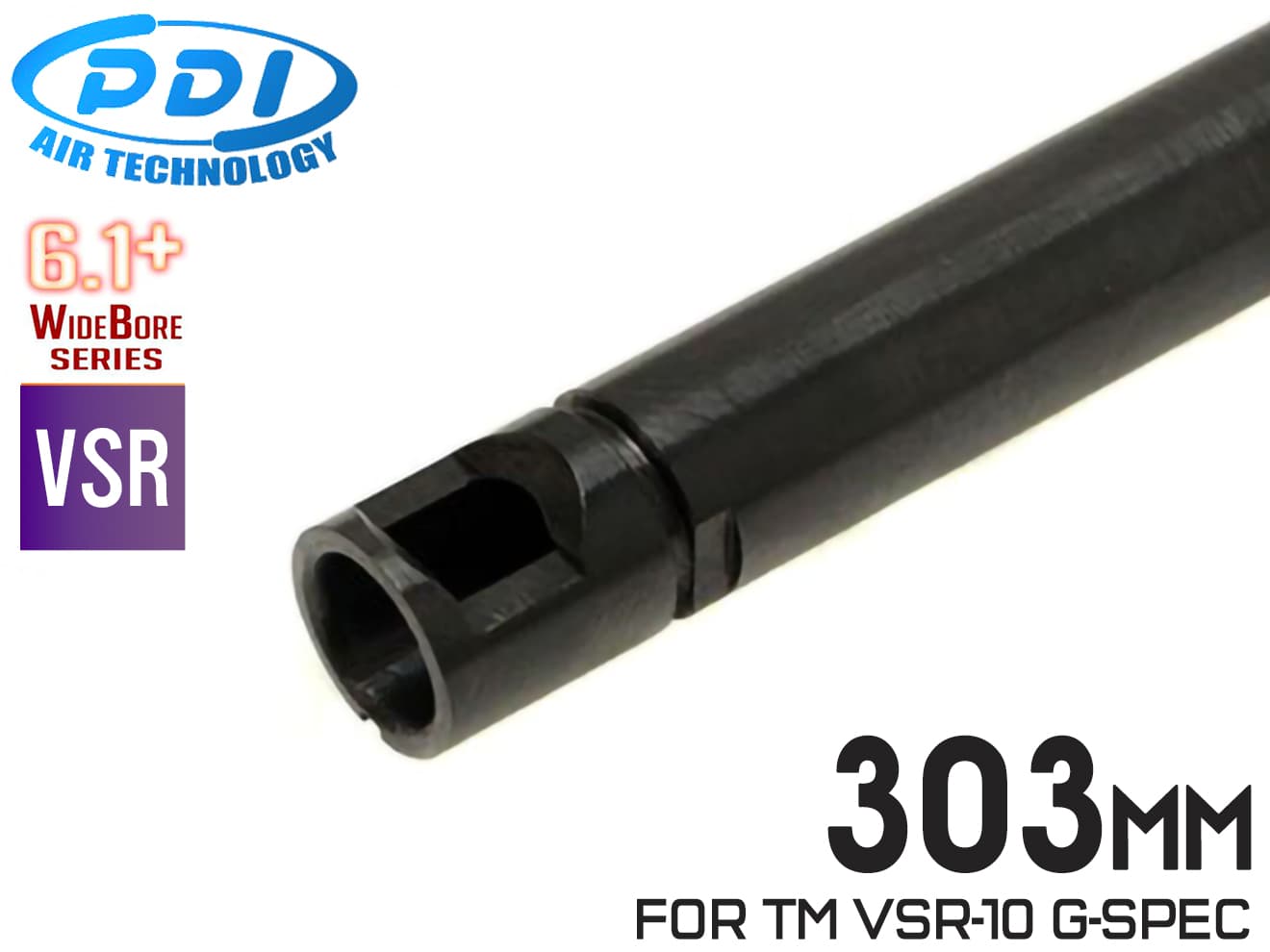 PD-AC-022　PDI WIDEBOREシリーズ 6.1  VSR L96 ルーズ インナーバレル(6.1±0.007mm) 303mm