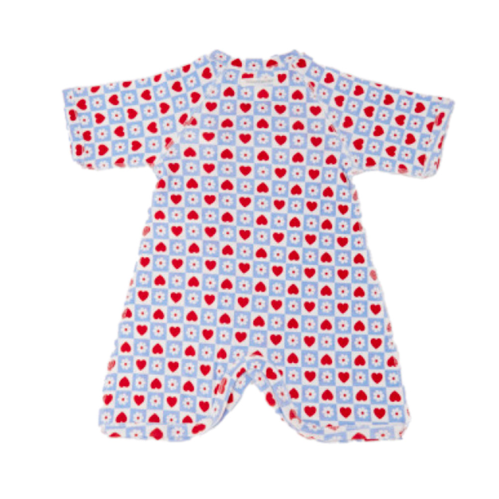  baby одежда * нижнее белье " Ocean &amp; ground " детский комбинезон-платье Heart&Flower голубой (BL)