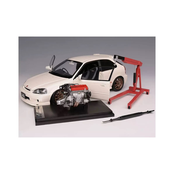 Honda Civic Type R EK9 MUGEN CHAMPIONSHIP WHITE フリー