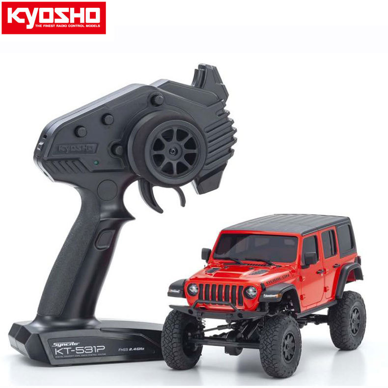 京商 MINI-Z 4x4 ジープ ラングラー アンリミテッド ルビコン レッド