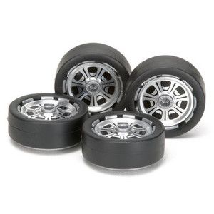 ミニ四駆　軽量アルミホイール　３種セット　タミヤ タミヤ ミニ四駆限定販売商品 スーパーハードローハイトタイヤ