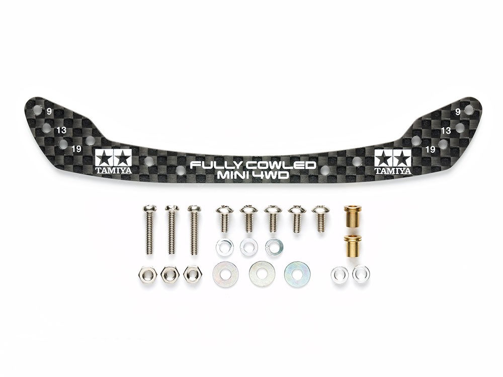 タミヤ HG カーボンフロントステー （1.5mm） フルカウルミニ四駆