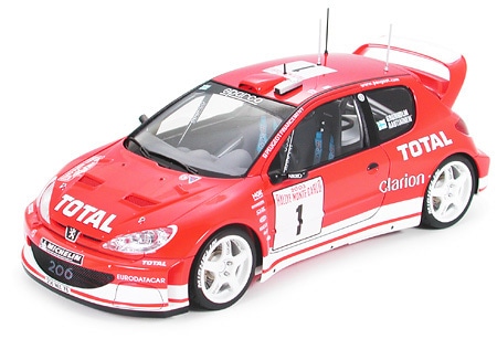タミヤ プジョー 206 WRC 2003（1/24スケール スポーツカー No.267