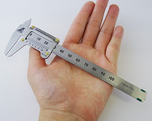 [ почтовая доставка ]sinwa измерение карман штангенциркуль 19518 (100mm) [sinwa маленький размер штангенциркуль ]