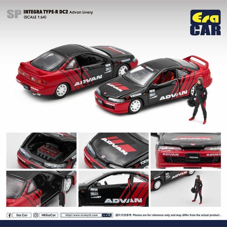 ERA CAR HONDA Integra Type R DC2 Advan Livery （1/64スケール ダイ
