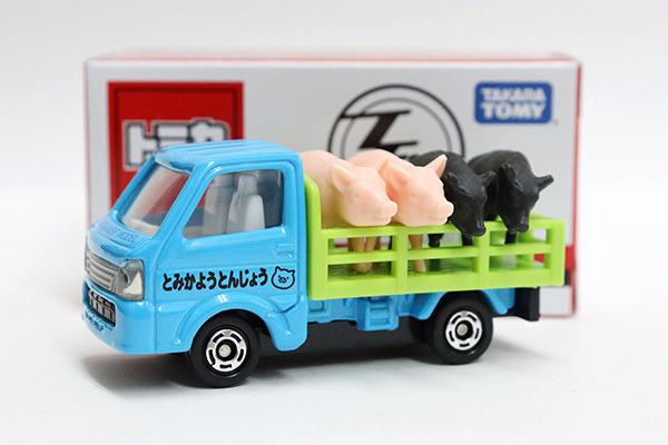 タカラトミー スズキ キャリイ ぶた運搬トラック （1/55スケール