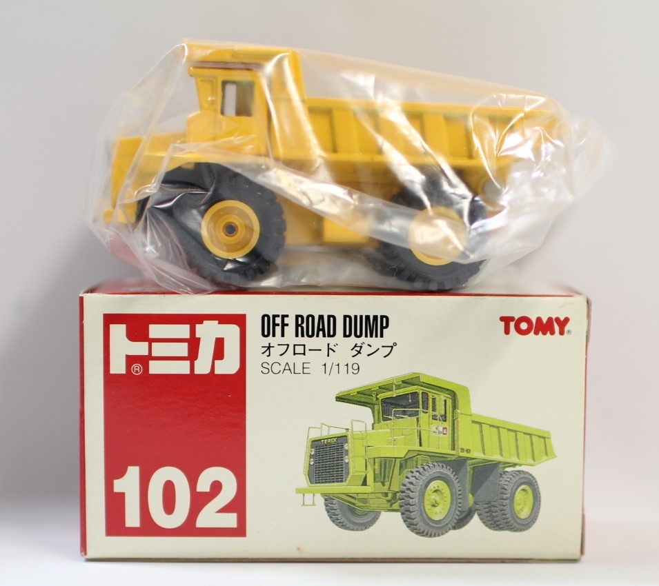 タカラトミー No.102 オフロードダンプ （箱） （1/119スケール トミカ