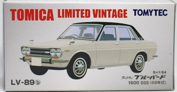 トミーテック LV-89b ダットサン ブルーバード 1600SSS （白） （1/64
