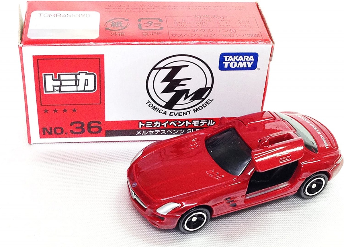 タカラトミー メルセデスベンツ SLS AMG（レッド） （1/65スケール