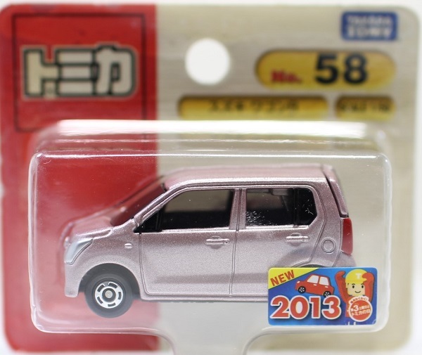 タカラトミー No.58 スズキ ワゴンR （ピンク） （箱） （1/58スケール