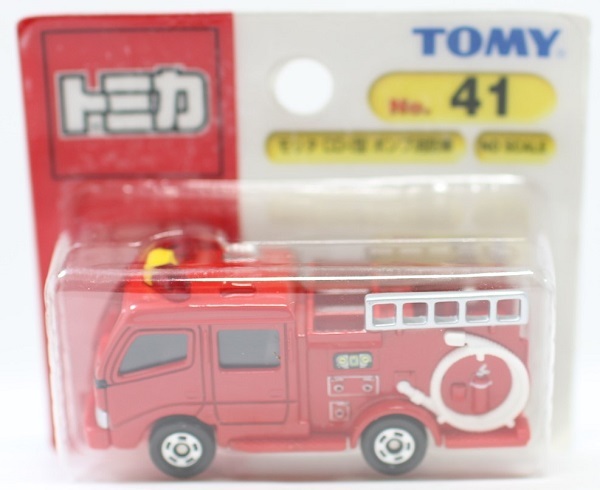 タカラトミー No.41 モリタポンプ消防車 （箱） （ノンスケール トミカ