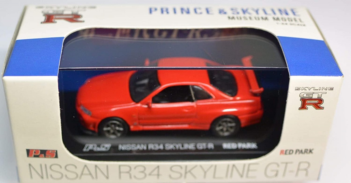 [ new goods ] Kyosho 1/64 beadscollection P&amp;S Nissan R34 Skyline GT-R red RED PAR 240001023005