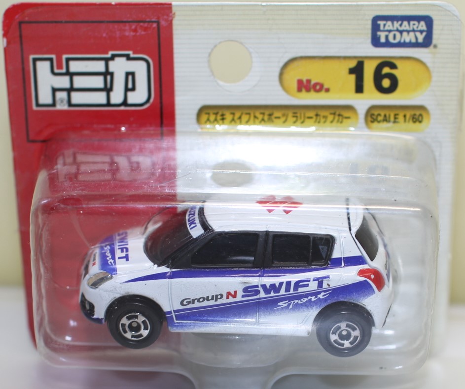 タカラトミー No.16 スズキ スイフトスポーツ ラリーカップカー （BP