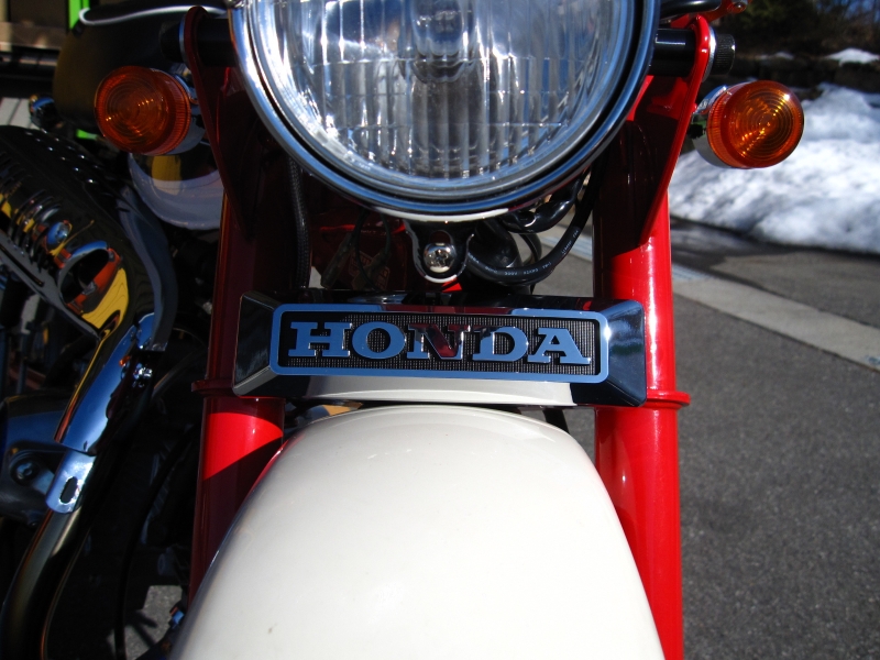  Monkey вилка HONDA эмблема ( маленький )&amp; держатель [ Minimoto ][minimoto][ Honda 4mini][ touring ][ custom ]