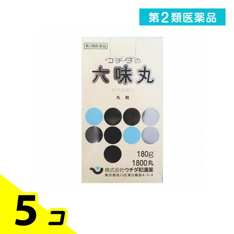  no. 2 kind pharmaceutical preparation uchida. six taste circle 180g ( approximately 1800 circle ) 5 piece set 